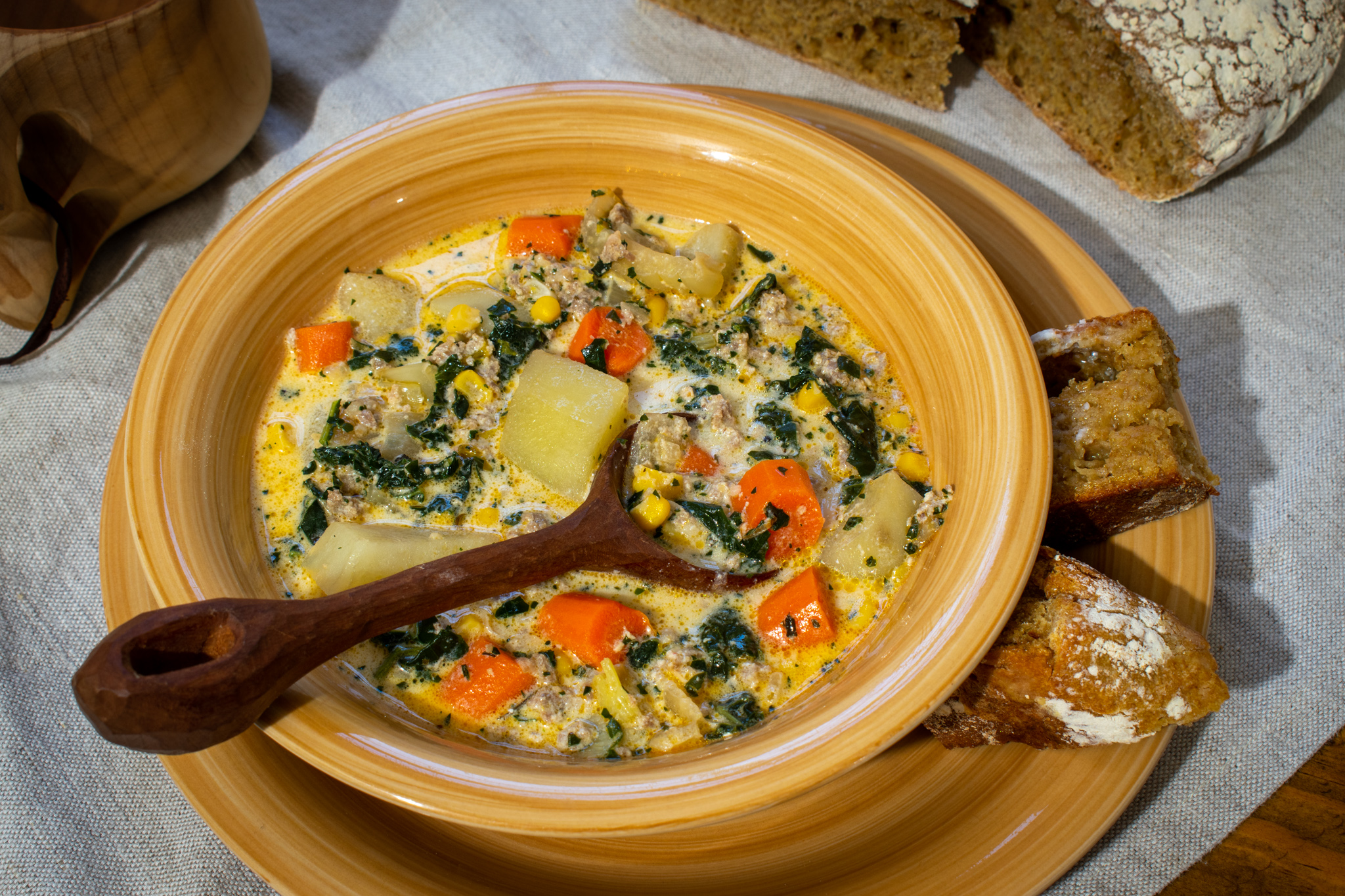 Sausage and Kale Soup