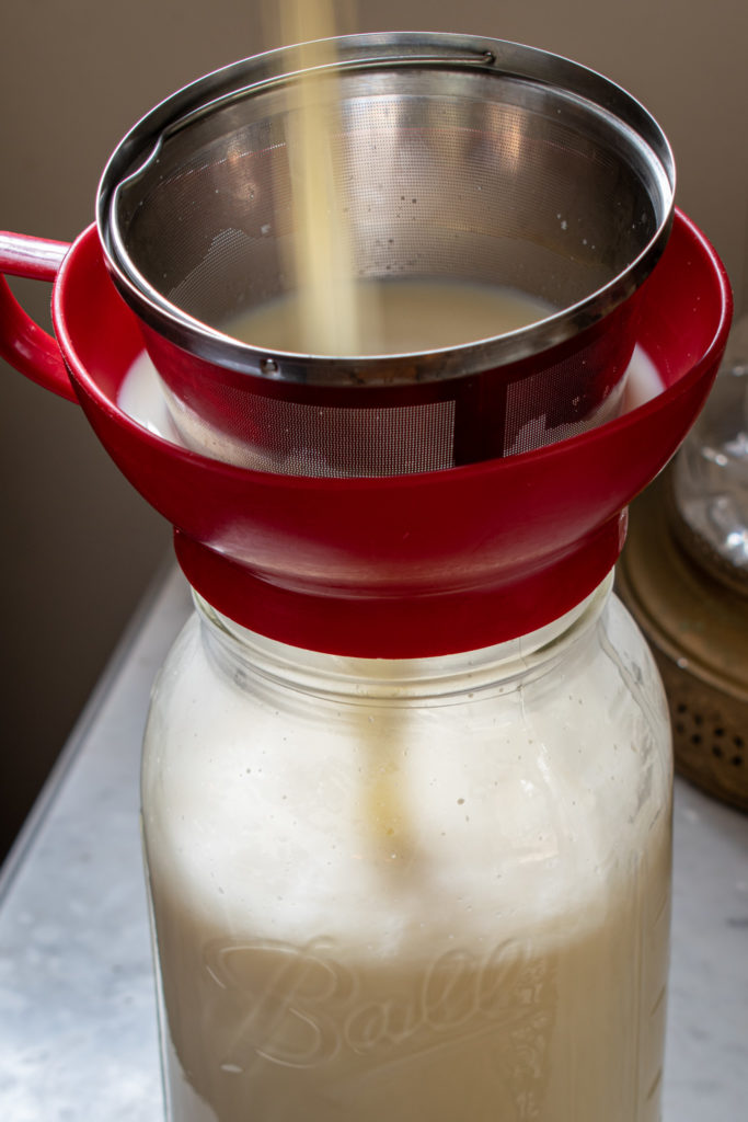 milk straining