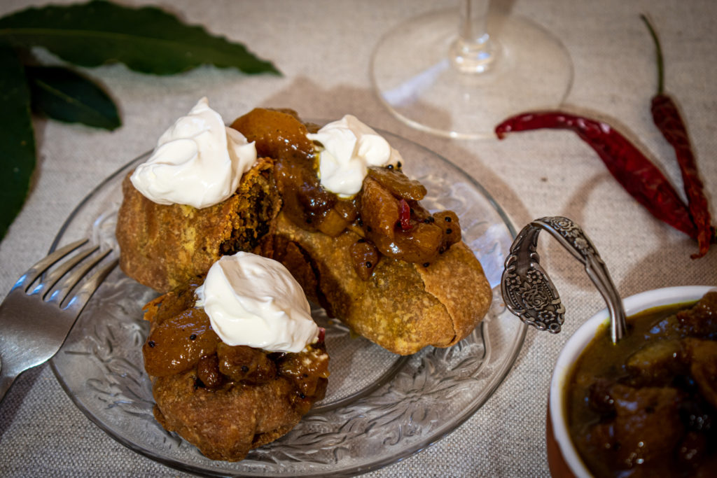 einkorn samosas