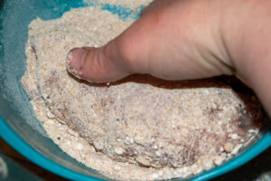 coating in flour